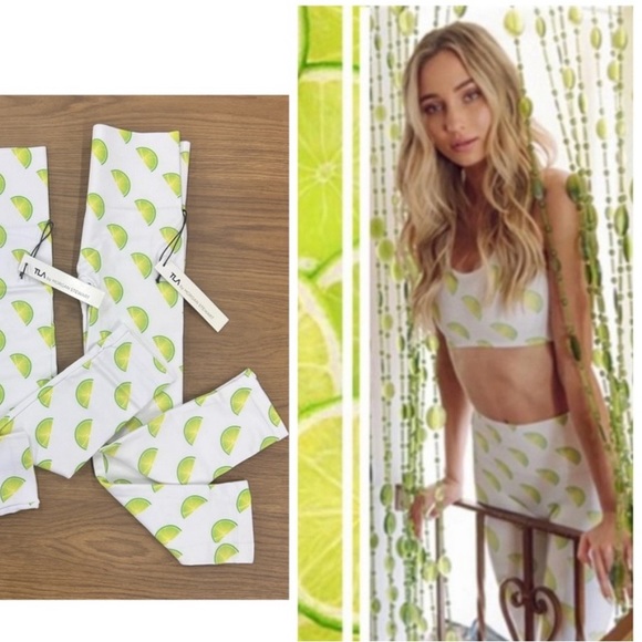 REVOLVE TLA by Morgan Stewart | Lime Leggings NWT - Picture 5 of 16